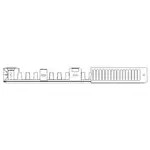 Стальной панельный радиатор Buderus K-Profil 11 500 1200 – вид 2