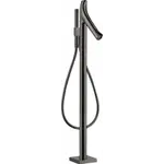 Смеситель для ванны и душа Hansgrohe Axor Starck Organic полированный черный хром (12016330) – вид 1