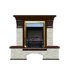 Каминокомплект Glenrich БОСТОН К ГО дуб 46 c топкой FOBOS BR