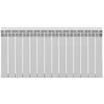 Радиатор биметаллический RIFAR ECOBUILD 300 14 секц. бок. – вид 3