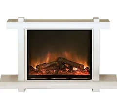 Каминокомплект Glenrich КАПРИ Delux A28 слоновая кость c топкой ARTE 28