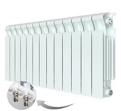 Радиатор биметаллический RIFAR MONOLIT Ventil 350 13 секц. нижн. прав. 50 мм