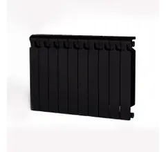Радиатор биметаллический RIFAR MONOLIT 350 Антрацит 12 секц. бок.