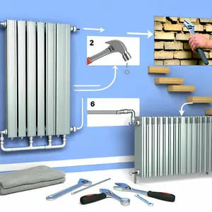 Установка алюминиевых радиаторов отопления: полное руководство