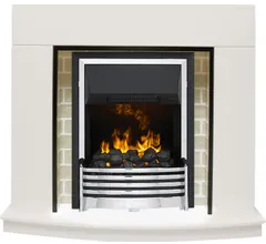 Каминокомплект Dimplex Montana - Белый с очагом Flagstaff