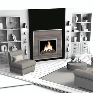 Каминокомплект Royal Flame Pierre Luxe угловой – обзор