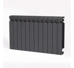 Радиатор биметаллический RIFAR MONOLIT 500 RAL 7012 12 секц. бок.