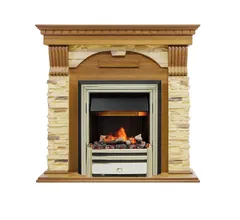 Каминокомплект Dimplex Dublin - Дуб / Сланец с очагом Cavendish
