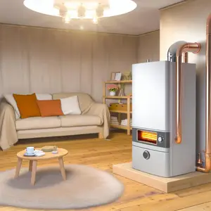 Комфортные зимы с напольным газовым котлом отопления