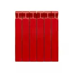 Радиатор биметаллический RIFAR MONOLIT 350 Бордо 06 секц. бок. – вид 1