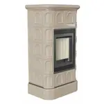 Каминная стальная печь Kratki Blanka 8 kW stove крем – вид 1