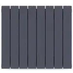 Радиатор биметаллический RIFAR SUPReMO 500 RAL 7012 08 секц. бок. – вид 1