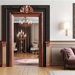 Портал Royal Flame Athena темный дуб – элегантный стиль