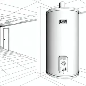 Электрический накопительный водонагреватель 150 литров Ballu BWH/S 150 Proof