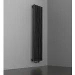 Радиатор КЗТО QUADRUM 60 V 2000-7 R RAL1T103S9005 черный матовый муар – вид 1