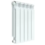 Радиатор алюминиевый RIFAR ALUM Ventil 500 05 секц. нижн. прав. 50 мм – вид 1