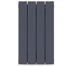 Радиатор биметаллический RIFAR SUPReMO 500 RAL 7012 04 секц. бок.