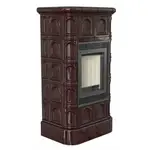 Каминная стальная печь Kratki Blanka 8 kW stove крем – вид 3