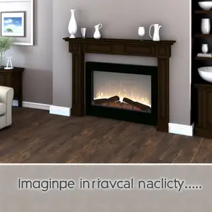 Портал для электрокамина темный дуб: уют и стиль