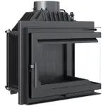 Каминная чугунная топка Kratki SMART/M/S/P/BS(угловое стекло справа) – вид 1