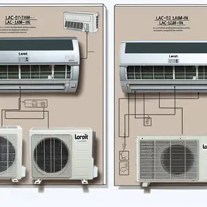 Loriot настенный блок: сравнение LAC-07AIM-IN и LAC-12AIM-IN