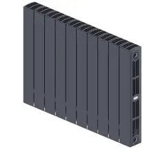 Радиатор биметаллический RIFAR SUPReMO Ventil 500 Титан 10 секц. нижн. лев.