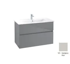 Тумба под раковину Villeroy&Boch Verity Line песочно-серый матовый (B66000VD)