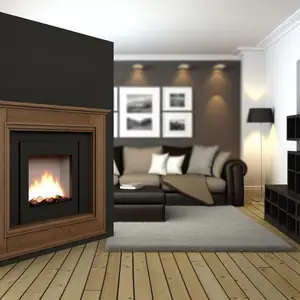 Каминокомплект Aberdeen Темный дуб — современный и практичный выбор