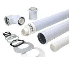 Комплект коаксиальный ARISTON D80/125 - 1000 мм гориз. монтаж.