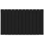 Радиатор биметаллический RIFAR SUPReMO 500 Антрацит 09 секц. бок. – вид 1