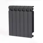 Радиатор биметаллический RIFAR MONOLIT 350 Титан 14 секц. бок. – вид 1