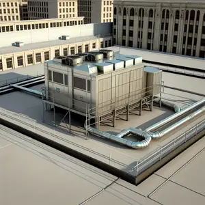 Руфтоп Dantex DR-A048HP/SF для промышленного охлаждения