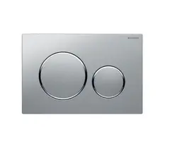 Клавиша смыва Geberit Sigma20 хром матовый/хром глянцевый/хром матовый (115.882.JQ.1)