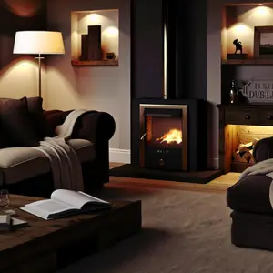 Камин Dublin темный дуб - идеальный выбор для дома