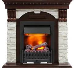Каминокомплект Dimplex Dublin - Дуб / Сланец белый с очагом Danville Black FB2