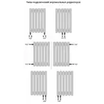 Трубчатый радиатор ЦДМ Cerhio V 1000x255 4 секц. 708 Вт – вид 6